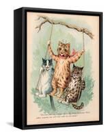 Louis Wain Cats-Louis Wain-Framed Stretched Canvas