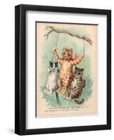 Louis Wain Cats-Louis Wain-Framed Premium Giclee Print