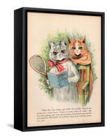 Louis Wain Cats-Louis Wain-Framed Stretched Canvas
