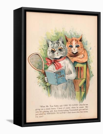 Louis Wain Cats-Louis Wain-Framed Stretched Canvas