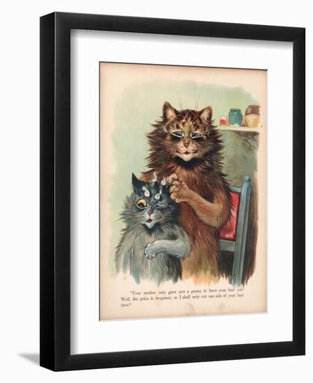 Louis Wain Cats-Louis Wain-Framed Giclee Print