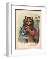 Louis Wain Cats-Louis Wain-Framed Giclee Print