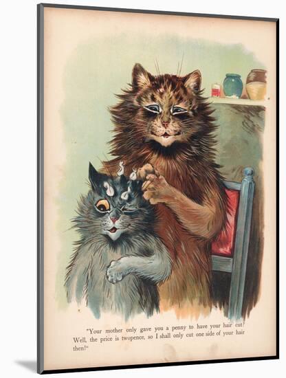 Louis Wain Cats-Louis Wain-Mounted Giclee Print