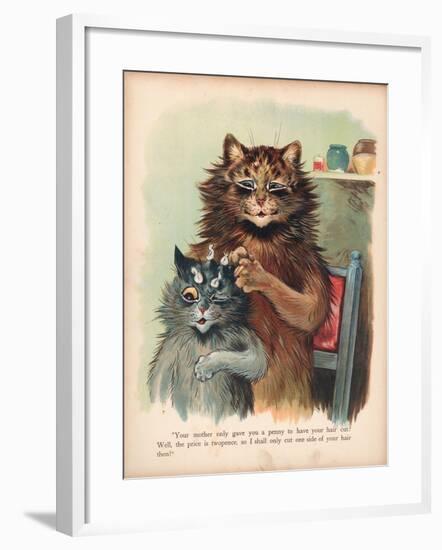 Louis Wain Cats-Louis Wain-Framed Giclee Print