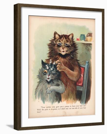 Louis Wain Cats-Louis Wain-Framed Giclee Print