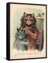 Louis Wain Cats-Louis Wain-Framed Stretched Canvas