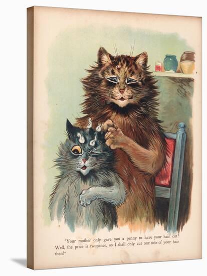 Louis Wain Cats-Louis Wain-Stretched Canvas