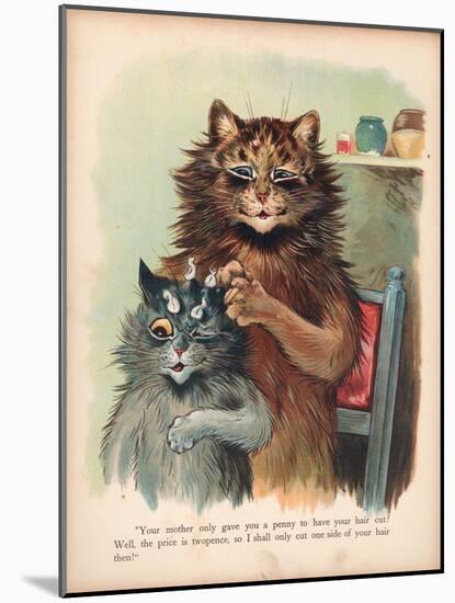 Louis Wain Cats-Louis Wain-Mounted Giclee Print