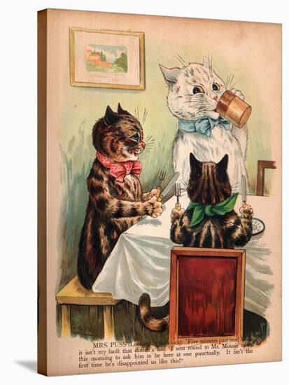 Louis Wain Cats-Louis Wain-Stretched Canvas