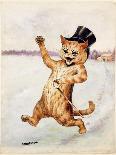 By Road and Rail in Catland, 20Th-Louis Wain-Giclee Print