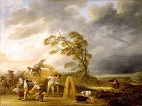 Les quatre heures de la journée: les vêpres ou l'orage-Louis Watteau-Giclee Print
