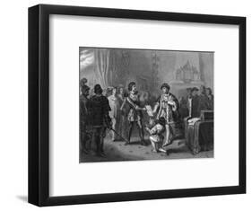 Louis XI at Peronne 2-null-Framed Art Print