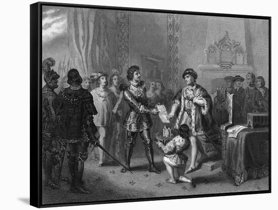 Louis XI at Peronne 2-null-Framed Stretched Canvas