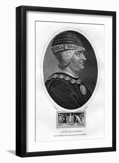 Louis XI, King of France-J Chapman-Framed Giclee Print