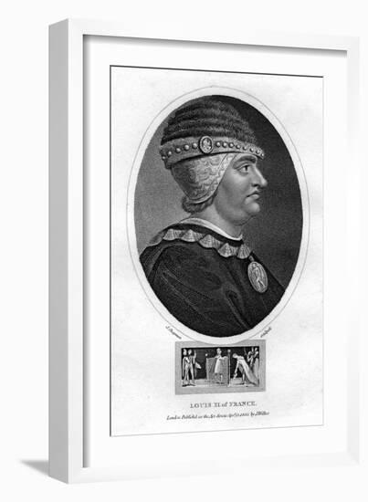 Louis XI, King of France-J Chapman-Framed Giclee Print