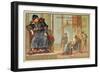 Louis XI of France Being Presented with the First Bible Printed in France-null-Framed Giclee Print