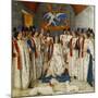 Louis Xi Presiding Over a Meeting of the Order Os Saint Michel-Jean Fouquet-Mounted Giclee Print