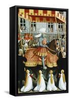 Louis XII Entering Genoa, Miniature from the Voyage to Genoa-null-Framed Stretched Canvas