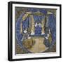 Louis XII et Anne de Bretagne en prière-null-Framed Giclee Print