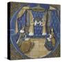 Louis XII et Anne de Bretagne en prière-null-Stretched Canvas