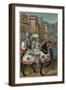 Louis XII, King of France, Riding Out with His Army to Chastise the City of Genoa, 24 April 1507-Jean Marot-Framed Giclee Print