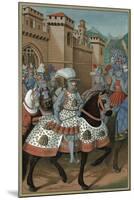 Louis XII, King of France, Riding Out with His Army to Chastise the City of Genoa, 24 April 1507-Jean Marot-Mounted Giclee Print