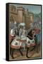 Louis XII, King of France, Riding Out with His Army to Chastise the City of Genoa, 24 April 1507-Jean Marot-Framed Stretched Canvas