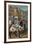 Louis XII, King of France, Riding Out with His Army to Chastise the City of Genoa, 24 April 1507-Jean Marot-Framed Giclee Print