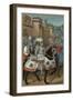 Louis XII, King of France, Riding Out with His Army to Chastise the City of Genoa, 24 April 1507-Jean Marot-Framed Premium Giclee Print