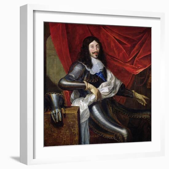 Louis XIII (1601-43) King of France and Navarre, after 1630-Justus van Egmont-Framed Giclee Print