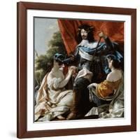 Louis XIII, 17th Century-Simon Vouet-Framed Giclee Print