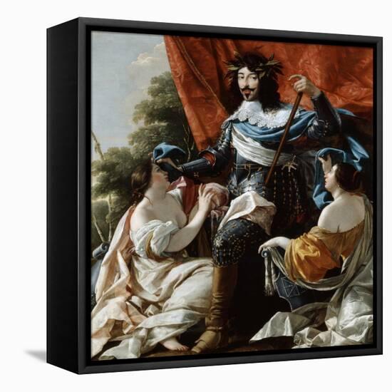 Louis XIII, 17th Century-Simon Vouet-Framed Stretched Canvas