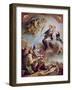 Louis XIII Dedicating the Church of Notre-Dame-Des-Victoires to the Virgin in 1629, 1748-53-Carle van Loo-Framed Giclee Print