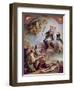 Louis XIII Dedicating the Church of Notre-Dame-Des-Victoires to the Virgin in 1629, 1748-53-Carle van Loo-Framed Giclee Print