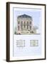 Louis Xiii House, from 'Town and Country Houses Based on the Modern Houses of Paris', C.1864-Olive-Framed Giclee Print