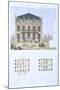 Louis Xiii House, from 'Town and Country Houses Based on the Modern Houses of Paris', C.1864-Olive-Mounted Giclee Print