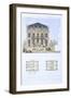 Louis Xiii House, from 'Town and Country Houses Based on the Modern Houses of Paris', C.1864-Olive-Framed Giclee Print