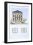 Louis Xiii House, from 'Town and Country Houses Based on the Modern Houses of Paris', C.1864-Olive-Framed Giclee Print