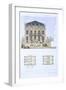 Louis Xiii House, from 'Town and Country Houses Based on the Modern Houses of Paris', C.1864-Olive-Framed Giclee Print