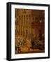 Louis XIII on Horseback and Cardinal Richelieu on Balcony, Detail from Part of Four Elements-null-Framed Giclee Print