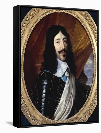 Louis XIII-Philippe De Champaigne-Framed Stretched Canvas
