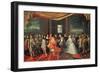 Louis XIV (1638-1715) and Philippe IV (1605-65) at Isle Des Faisans, 7 November 1659-Laumosnier-Framed Giclee Print