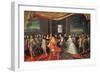 Louis XIV (1638-1715) and Philippe IV (1605-65) at Isle Des Faisans, 7 November 1659-Laumosnier-Framed Giclee Print