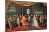 Louis XIV (1638-1715) and Philippe IV (1605-65) at Isle Des Faisans, 7 November 1659-Laumosnier-Mounted Giclee Print