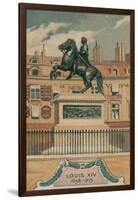 Louis XIV, 1638-1715, Erigee Place Des Victoires-null-Framed Giclee Print