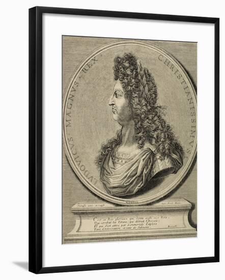 Louis XIV (1638-1715), King of France-Simon Thomassin-Framed Giclee Print