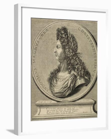 Louis XIV (1638-1715), King of France-Simon Thomassin-Framed Giclee Print