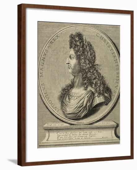 Louis XIV (1638-1715), King of France-Simon Thomassin-Framed Giclee Print