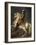 Louis XIV à cheval, roi de France et de Navarre (1638-1715)-René Antoine Houasse-Framed Giclee Print