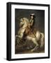 Louis XIV à cheval, roi de France et de Navarre (1638-1715)-René Antoine Houasse-Framed Giclee Print